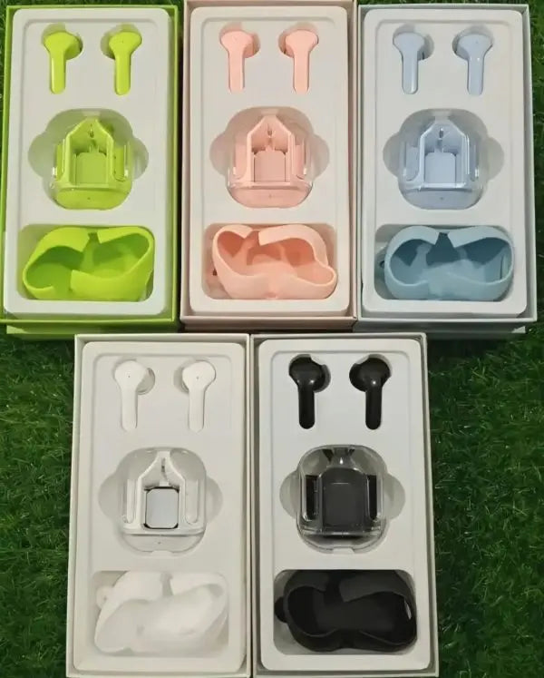 Air 31 Earbuds | with Silicon Pouch (Random Color) KatGo