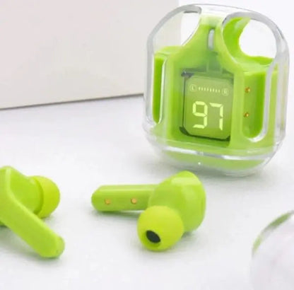 Air 31 Earbuds | with Silicon Pouch (Random Color) KatGo